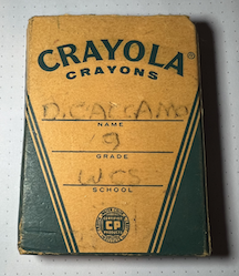 small crayola box back